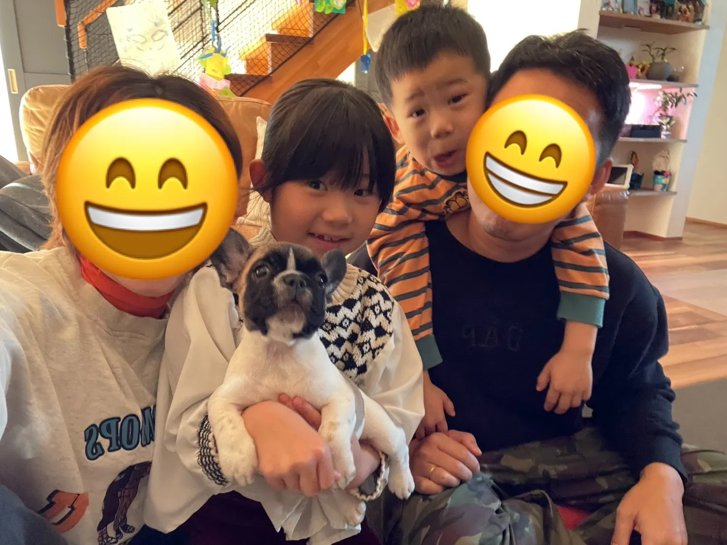 山口市Hさんご家族ふうちゃんのお迎えに来られました